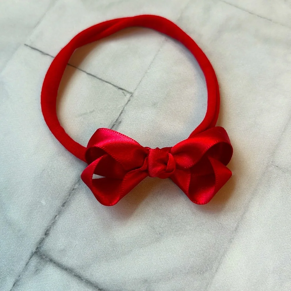Bundle of Four Christmas Headbands for Baby Girls